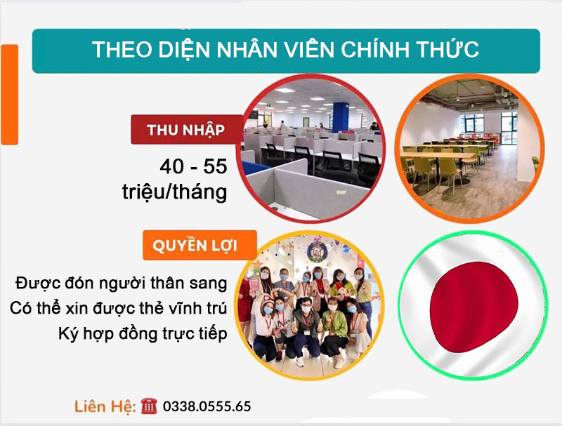 Các đơn hàng đi Nhật theo diện kỹ sư tại WinWin đều là các đơn tuyển trực tiếp Seishain